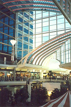 The Riverchase Galleria in Hoover, one of the largest shopping centers in the southeast