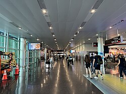 Concourse J of the airport.