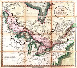 Map of Upper Canada, 1811