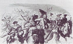 Battle of Liegnitz (1760) in what is now Poland