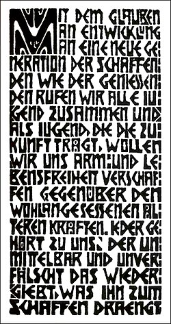 Brücke manifesto 1906