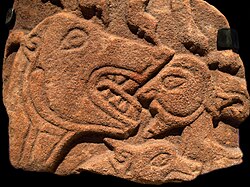 The so-called Daniel Stone, cross slab fragment found at Rosemarkie, Easter Ross