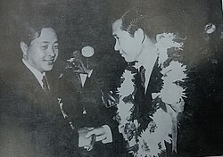 Kim Dae-jung and Kim Young-sam in 1960