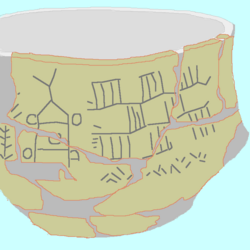 Bronocice pot with the earliest known image of a wheeled vehicle in the world, found in Poland