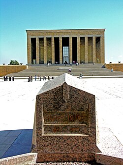 İnönü's tomb at Anıtkabir