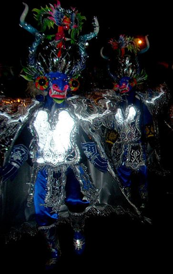 Diablos from Puno, Peru.