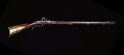 It’s a unique flintlock rifle produced in Harper’s ferry armory