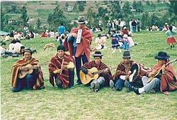 Cañari musicians