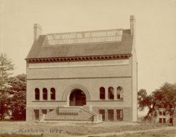 The first building purpose-built for the Art Museum, in an 1894 photo