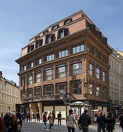 Czech artists developed a distinct cubist style in architecture and applied arts. It later evolved into national Czechoslovak style, rondocubism.