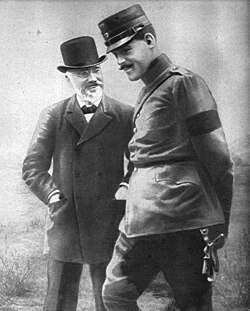 Eleftherios Venizelos with Constantine during the Balkan Wars