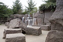 The Franklin Delano Roosevelt Memorial in Washington, D.C.