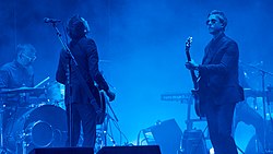 Interpol, one of the founding post-punk revival bands, pictured here in 2019