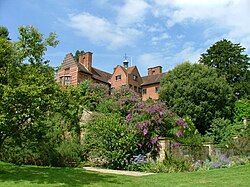 Chartwell – Clementine Churchill's "magnificent aerial bower" to the left