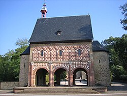 Carolingian gatehouse (Torhalle) to Lorsch Abbey, where Louis the German was buried
