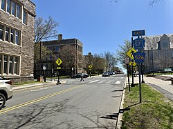 CR 571 past its northern terminus at Route 27 in Princeton.