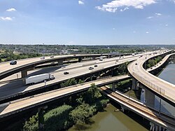 I-95 northbound in Baltimore