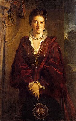 Portrait by Heinrich von Angeli, 1871