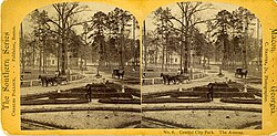 Macon, Georgia Central City Park, Main Avenue, c. 1877