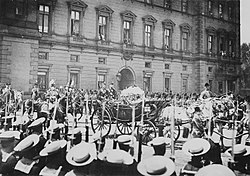 Queen Victoria leaving Buckingham Palace for Westminster Abbey, 21 June 1887