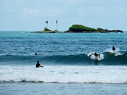 Surfers at Busua Beach in the Western Region[173]