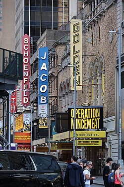 Broadway theaters in Theater District, Manhattan