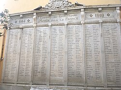World War I memorial in Draguignan, France
