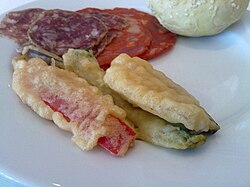 Peixinhos da horta, a typical dish from Lisbon from which Japanese tempura derives