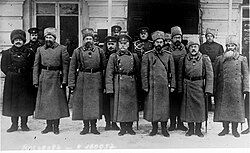 Emperor Nicholas II and Stavka generals, 1916
