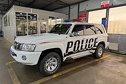 Nissan Patrol Y61 patrol vehicle