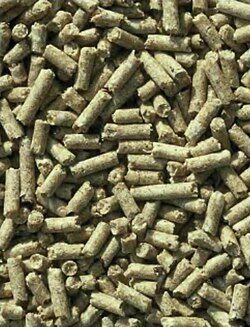 Barley-based animal feed pellets