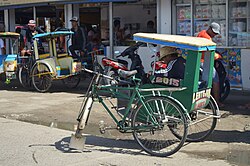 Passenger pedicab in Catarman, Northern Samar
