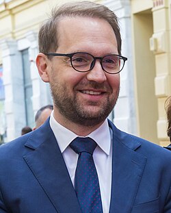 Dominic Fritz, mayor since 2020