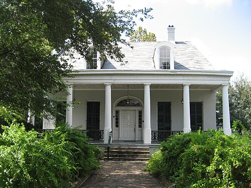 The historic Meilleur-Goldthwaite House, across the street from the main NOAAM.
