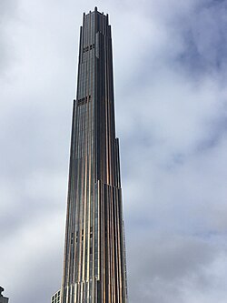 The Brooklyn Tower, the tallest building in Brooklyn and the tallest in New York State outside Manhattan.