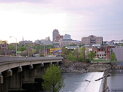 Allentown, Pennsylvania, the third-largest city in Pennsylvania and county seat of Lehigh County