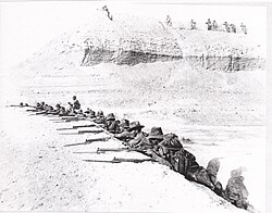 5th Light Horse Regiment at left bank outpost April 1918