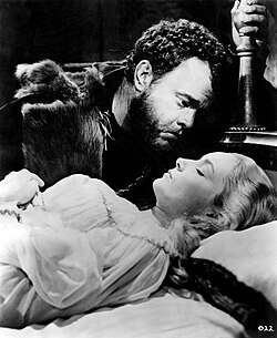 Welles and Suzanne Cloutier in Othello (1951)