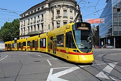 Tram in the city centre (Bankverein)