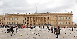 National Capitol of Colombia in Bolivar Square.