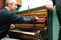 A piano tuner