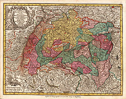 Map of the Swabian Circle (1756)