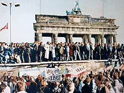 Fall of the Berlin Wall in 1989