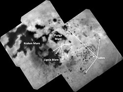 Titan lakes (September 11, 2017)