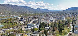 Thompson Rivers University is a major employer in the college town of Kamloops, British Columbia.