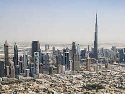 Example of urbanization: Dubai