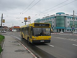Public bus transportation in Sibiu