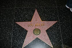 Adler's star on the Hollywood Walk of Fame