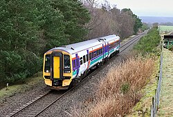 Train near Muir of Ord on the Far North Line