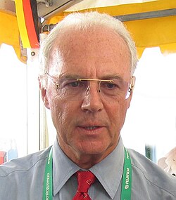 Bayern's former president from 1994 to 2009 and former player Franz Beckenbauer